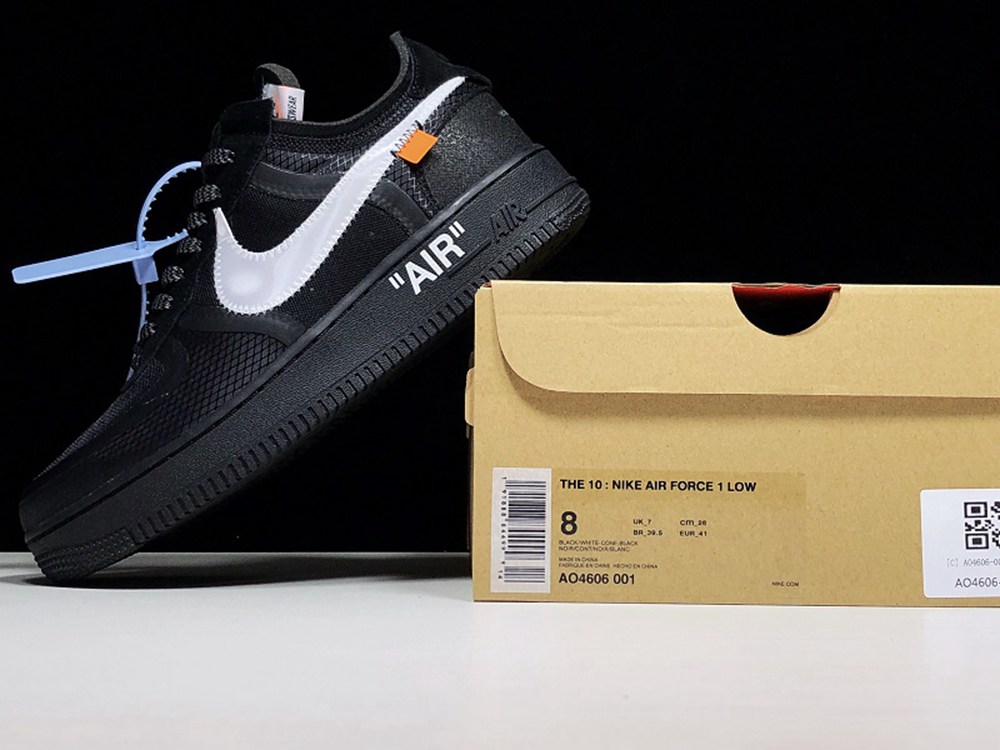 Off-White x Air Force 1 Low Black